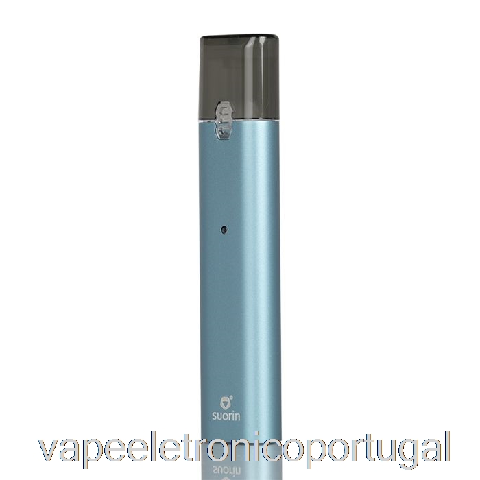 Vape Eletronico Suorin Isshare Single Portable Pod Kit Metal Edition - Ciano